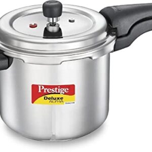 Prestige Svachh Pressure Cooker, 5.5 Liter, Silver