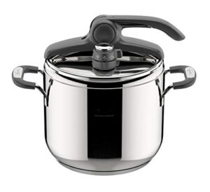 lagostina briosa lagoeasy'up pressure cooker 7 litres stainless steel 18/12