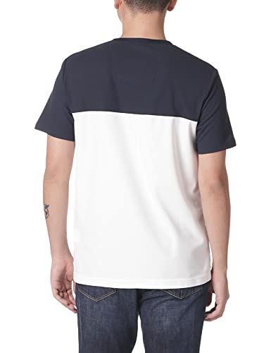 Nautica mens Nautica Men's Navtech Colorblock Tee T Shirt, Navy, Medium US