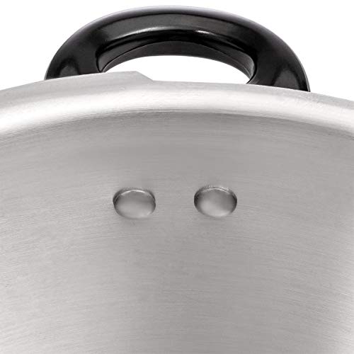 Barton 6-Quart Aluminum Pressure Cooker Stovetop Fast Cooker Pot Pressure Regulator Cooking Steam Release Valve 6QT