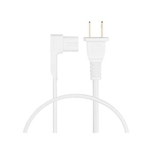 Vebner 19.5in Power Cord Compatible with Sonos One, Sonos One SL, Sonos Play-1 Speakers - Power Plug Cable (Short, White)