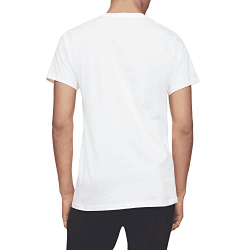 Calvin Klein Men's Cotton Classics 3-Pack Undershirts, 3 WHITE - CREWNECK, M