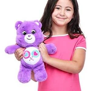 Care Bears Share Bear Stuffed Animal, 14 inches , Purple