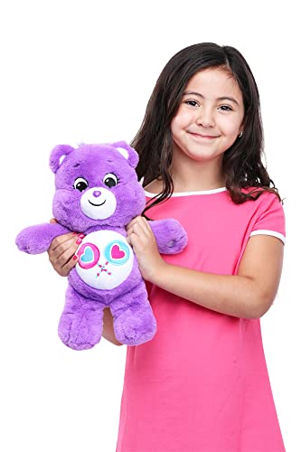 Care Bears Share Bear Stuffed Animal, 14 inches , Purple