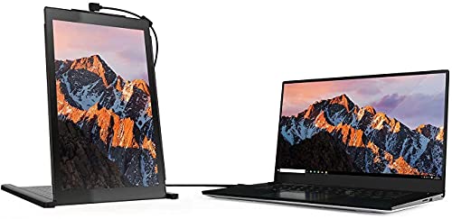 Mobile Pixels Trio Max Portable Monitor, The On-The-Go Dual-Screen Laptop Monitor, 14" Full HD IPS Display, USB A/Type-C, Plug and Play, Sleek Design (1pc 14" Trio Max)