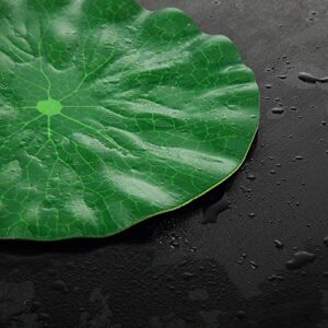 WILLBOND 12 Pieces 4 Kinds Artificial Lotus Leaves Floating Foam Ornament Lily Pads Foliage Pond Decor Water Lily Leaves for Patio Koi Fish Pond Pool Aquarium Decoration