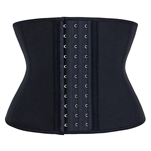 LUXURY-VITA Short Torso Waist Trainer for Women Under Clothes, Waist Cincher Corset Neoprene Sweat Waist Trimmer