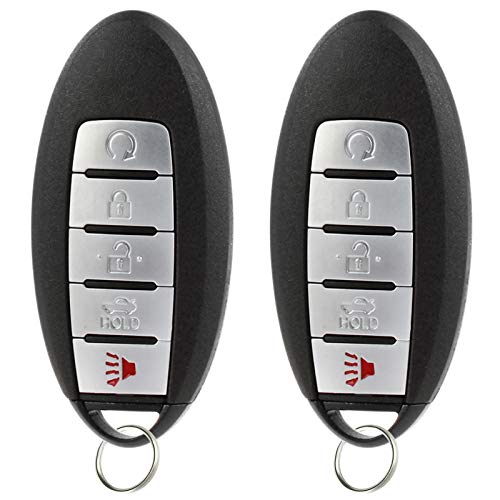 2 fits Nissan Altima/Pathfinder / JX35 / QX60 Smart key Fob Keyless Entry Remote 2013 2014 2015 2016 (KR5S180144014)