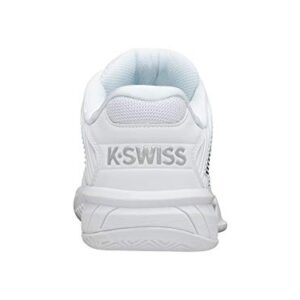 K-Swiss Women's Hypercourt Express 2 Tennis Shoe, White/Black, 7.5 M