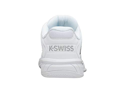 K-Swiss Women's Hypercourt Express 2 Tennis Shoe, White/Black, 7.5 M