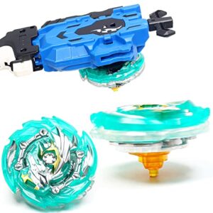 Ingooood Metal Master Fusion Gyro Toys for Kids, 6 Pieces Battling Top Battle Burst High Performance Set with 2 Launchers