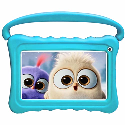 Tablet for Kids 7 inch Kids Tablet 32GB Android 10 Tablet with WiFi Dual Camera Child’s Edition Tablet with Shockproof Case Parental Control Bluetooth Google Play YouTube for Boys Girls Ages 3-14 Blue