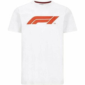 formula 1 tech collection f1 men's large logo t-shirt white