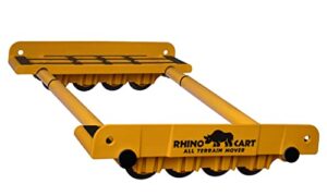 rhino cart all terrain mover - all terrain moving dolly for heavy appliance, furniture, and building material handling