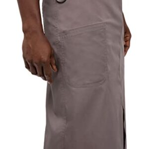 Chef Works Unisex Brio Chef Apron, Mushroom, One Size