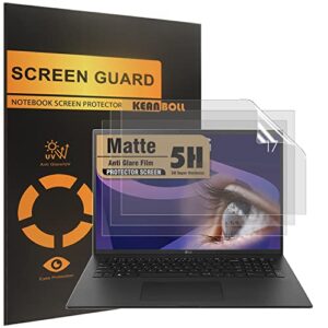 (3pcs) 17" laptop screen protector matte anti glare filter for with 17 inch 16:10 aspect ratio screen hp/dell/sony/samsung/lenovo/acer/msi/razer blade/lg gram 17" laptop(not fit a 17.3-inch screen)