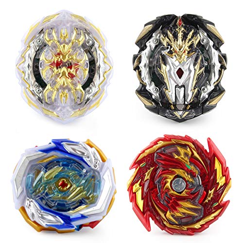 Bey Burst Battle Evolution 4 in 1 Metal Fusion Attack Set with 4D Launcher Grip Tops Set