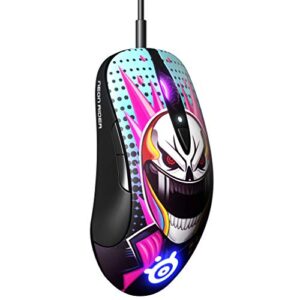 steelseries sensei ten neon rider edition gaming mouse – 18,000 cpi truemove pro optical sensor – ambidextrous design – 8 programmable buttons – 60m click mechanical switches – rgb lighting