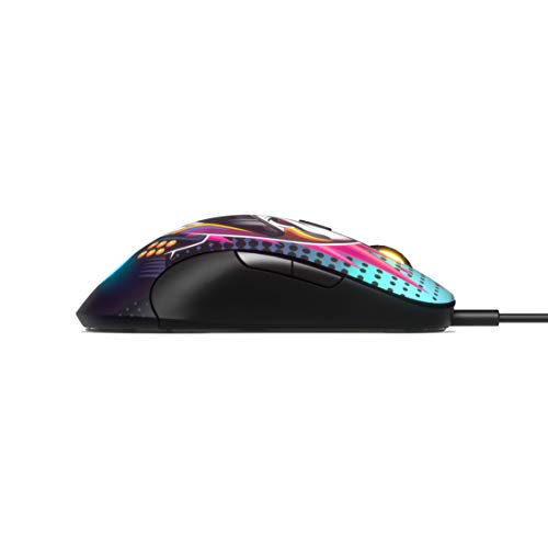 SteelSeries Sensei Ten Neon Rider Edition Gaming Mouse – 18,000 CPI TrueMove Pro Optical Sensor – Ambidextrous Design – 8 Programmable Buttons – 60M Click Mechanical Switches – RGB Lighting