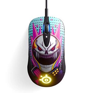 SteelSeries Sensei Ten Neon Rider Edition Gaming Mouse – 18,000 CPI TrueMove Pro Optical Sensor – Ambidextrous Design – 8 Programmable Buttons – 60M Click Mechanical Switches – RGB Lighting