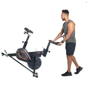 Women’s Health Men’s Health - Indoor Cycling Exercise Bike - Stationary Bike with Bluetooth Smart Connect - Stationary Exercise Bikes for Home Gym Designed to Work with the MyCloudFitness App