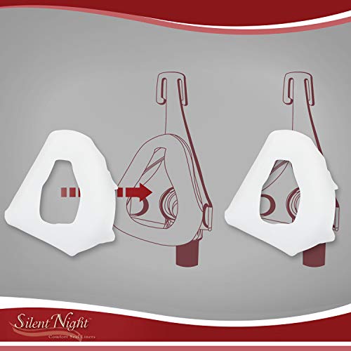 Silent Night Full Face Cpap Mask Liners - Reduce Noisy Air Leaks and Painful Blisters - Cpap Supplies and Accessories - Large