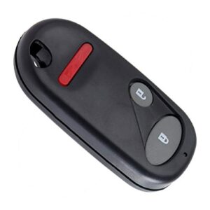 OCPTY 1 X Flip Keyless Entry Remote Control Key Fob Transmitter for 2002-2010 for Honda for Civic for Honda for CR-V for Honda for Element OUCG8D344HA 0UCG8D-344HA G8D344HA 3 Buttons