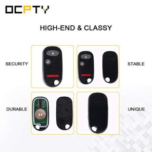 OCPTY 1 X Flip Keyless Entry Remote Control Key Fob Transmitter for 2002-2010 for Honda for Civic for Honda for CR-V for Honda for Element OUCG8D344HA 0UCG8D-344HA G8D344HA 3 Buttons