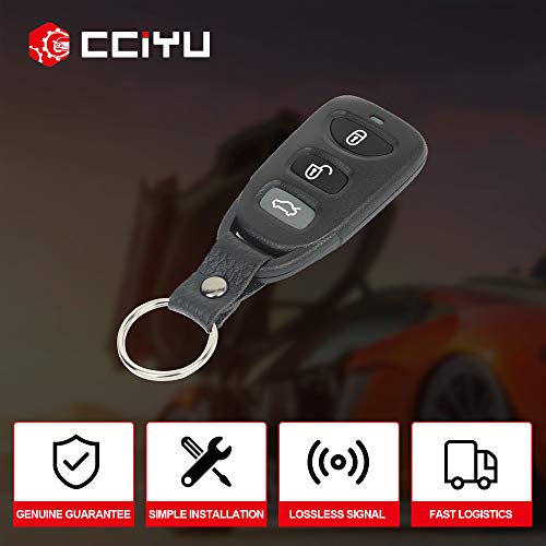 cciyu X 2 Flip Key Fob 4 buttons Replacement for 06 07 08 09 10 for Hyundai Elantra Sonata 2.0L 2.4L 3.3L Series with FCC OSLOKA-310T OSLOKA-360T OSLOKA-950T