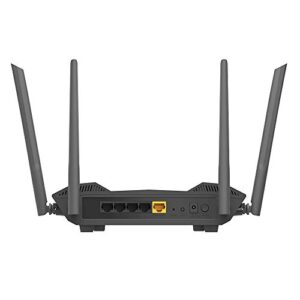 D-Link EXO WiFi 6 Router AX1500 MU-MIMO Voice Control Dual Band Gigabit Gaming Internet Network High Speed Performance WP3 (DIR-X1560-US), Black