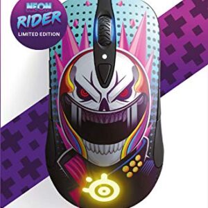 SteelSeries Sensei Ten - Gaming Mouse - 18, 000 CPI Truemove Pro Optical Sensor - Ambidextrous design - 8 Programmable Buttons - CS: GO Neon Rider Edition PC