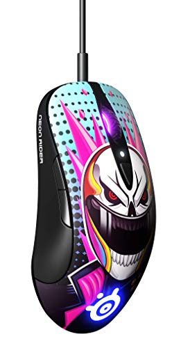 SteelSeries Sensei Ten - Gaming Mouse - 18, 000 CPI Truemove Pro Optical Sensor - Ambidextrous design - 8 Programmable Buttons - CS: GO Neon Rider Edition PC