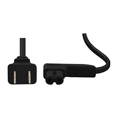 Vebner 3-Foot Power Cord Compatible with Sonos One, Sonos One SL, Sonos Play-1 Speakers - Power Plug Cable (Standard, Black)