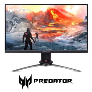 acer predator xb273 xbmiprzx 27" fhd (1920 x 1080) ips nvidia g-sync gaming monitor with up to 0.1ms (g to g), 240hz, 99% srgb (1 x display port & 1 x hdmi port), black
