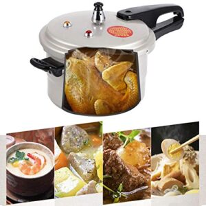 Pressure Cooker, 70Kpa Aluminum Cooking Pot Multifunctional Household Pressure With Steaming Layer Kitchen Cooker Cooking Utensil For Beans Meat Vegetables Soups20Cm