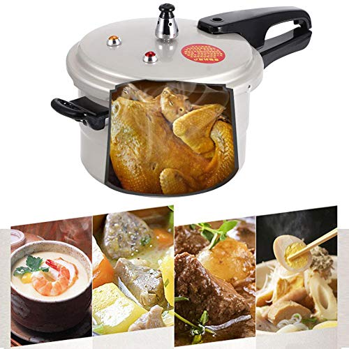 Pressure Cooker, 70Kpa Aluminum Cooking Pot Multifunctional Household Pressure With Steaming Layer Kitchen Cooker Cooking Utensil For Beans Meat Vegetables Soups20Cm