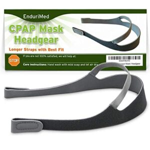 endurimed replacement for respironics dreamwear headgear - cpap straps for mask - velcro head strap for dreamwear nasal mask - full adjustable strap, prevents sleep face lines