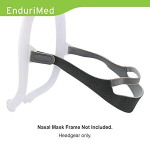 Endurimed Replacement for Respironics Dreamwear Headgear - CPAP Straps for Mask - Velcro Head Strap for Dreamwear Nasal Mask - Full Adjustable Strap, Prevents Sleep Face Lines