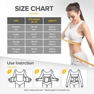 Portzon Waist Trainer for Women Men Weight Loss Everyday wear, Sport Girdle Belt, Waist Sweat Belt Slimmer Body Shaper