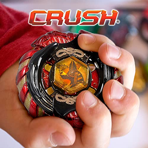 Crush Blades Metal Fusion Starter Set with 1 Battle Top Mercury Anubius 85XF, 1 Launcher, Metal Wheel, Track and Base, Duel Spinning Game for Kids Aged 8 and Above