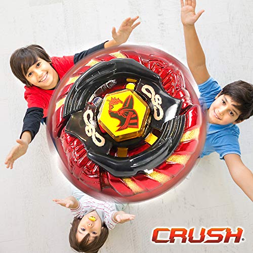 Crush Blades Metal Fusion Starter Set with 1 Battle Top Mercury Anubius 85XF, 1 Launcher, Metal Wheel, Track and Base, Duel Spinning Game for Kids Aged 8 and Above