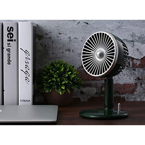 JXILY Portable Personal Fan Vintage Design Aircraft Engine Look Desk Fans Won't Take Too Much Space Lightweight Easy to Use, Pink