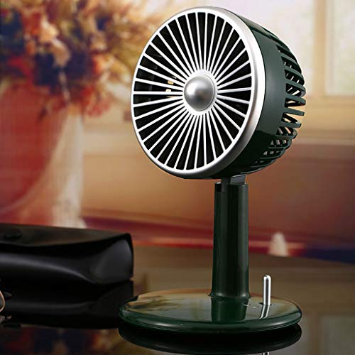 JXILY Portable Personal Fan Vintage Design Aircraft Engine Look Desk Fans Won't Take Too Much Space Lightweight Easy to Use, Pink