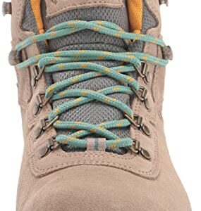 Columbia Women’s Newton Ridge Plus Waterproof Amped Hiking Boot, Waterproof Leather, Oxford Tan/Dusty Green, 9