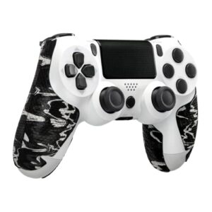 lizard skins dsp controller grip for ps4 controllers – ps4 gaming grip - playstation 4 compatible grip 0.5mm thickness - pre cut pieces - easy to install – 10 colors (black camo)