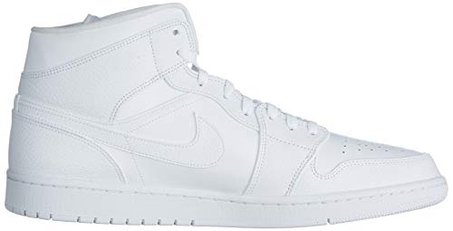 Nike Men's High-Top Sneakers, White White White, 10.5