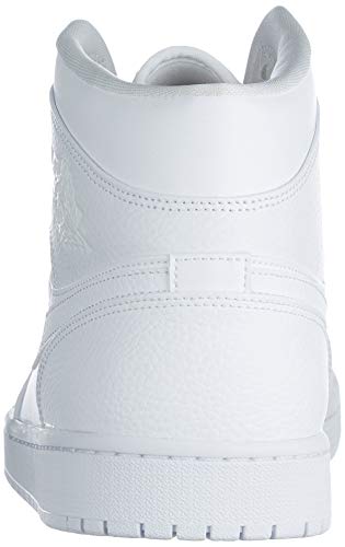 Nike Men's High-Top Sneakers, White White White, 10.5