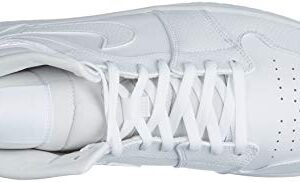 Nike Men's High-Top Sneakers, White White White, 10.5