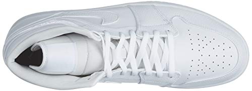 Nike Men's High-Top Sneakers, White White White, 10.5