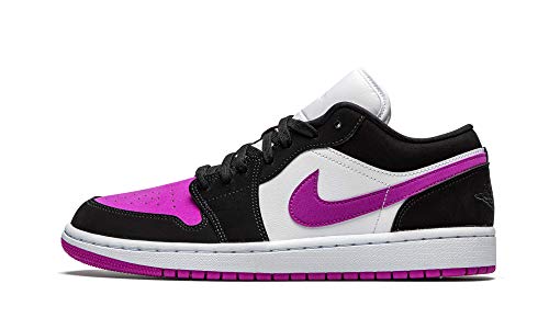 Jordan Womens WMNS Air 1 Low DC0774 005 Black/Cactus Flower - Size 8W